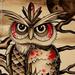 Tattoos - Owl Watercolor - 71858